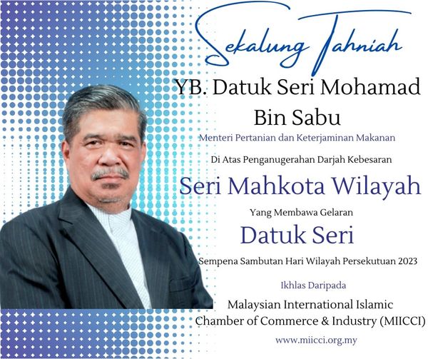 YB Datuk Seri Mohamad Bin Sabu (Menteri Pertanian Dan Keterjaminan ...